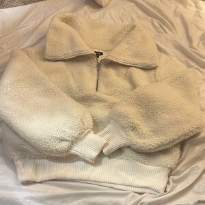 Express Cream Teddy Jacket